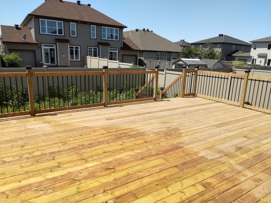 Pressure Treated Deck Build