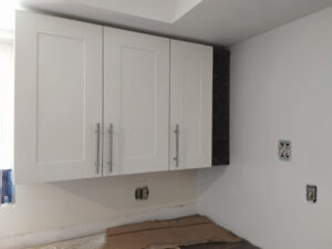 Wine Rack and Cupboards