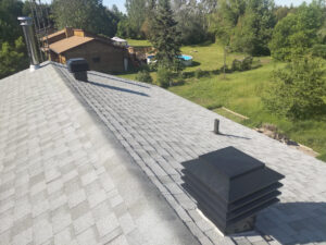 Shingled House Roof